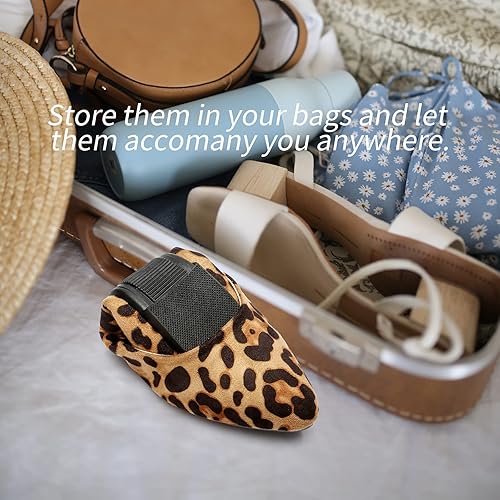 Leopard Suede Ballet flat Shoes