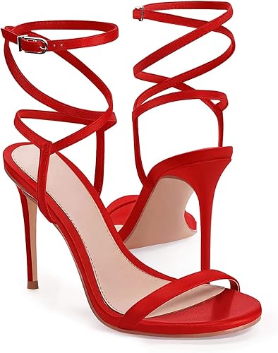 Strappy Lace up Heels